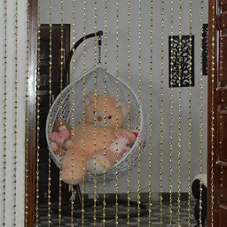 pindia 213 cm (7 ft) PVC Room Darkening Door Curtain Single Curtain image 5