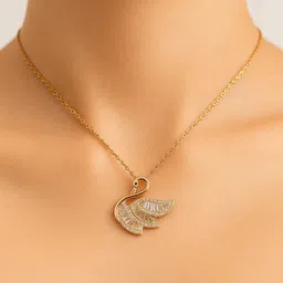 ishtaara 925 Silver Necklace For Women And Girls Korean Jewellery Set Necklace Set Sterling Silver Plated Sterling Silver Necklace-picture-11
