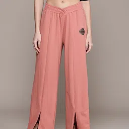 roadster Women Solid Pink Track Pants-picture-18