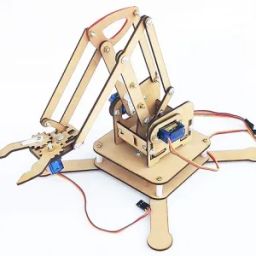 4 DOF servo Controlled Robotic arm with Gripper Complete kit with 4 servo Assembled-picture-39