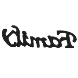 purestory Family Black Aluminium Showpiece image 4