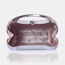 lino perros Party Silver Clutch image 5