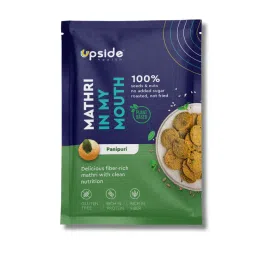 Upside Health Panipuri Flavour Mathri (Pack of 2, 90g) | 100% Seeds & Nuts | Diabetes Friendly - Vegan - Gluten Free - All Natural-picture-10