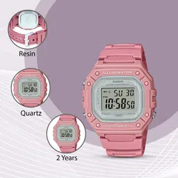 casio Youth Digital Watch - For Men & Women D256 (W-218HC-4AVDF) image 4