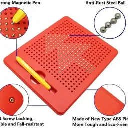 toytry magnetic pad-red-for kids image 2