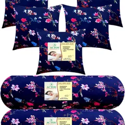 actos Microfibre Floral Bolster Pack of 7-picture-15