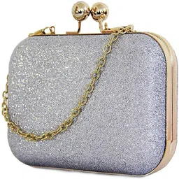 toobacraft Party Silver Clutch image 1