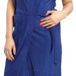 poorak Royal Blue Large Bath Robe-picture-26