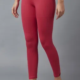 elleven Solid Women Red Tights image 3