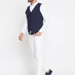 oora Solid Men Waistcoat image 5