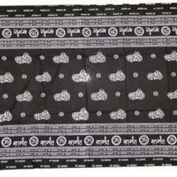 southfashion Printed Pure Cotton Men Black Scarf image 2