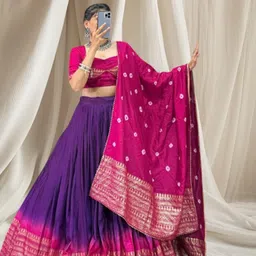 gir fashion Digital Print Semi Stitched Lehenga Choli image 2