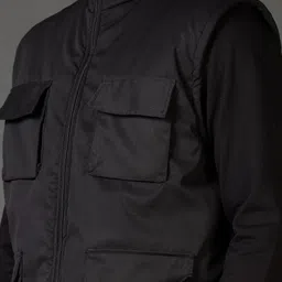 v-mart Men Solid Bomber Jacket image 5