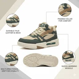 camfoot Stylish Lightweight Sports Running Shoes for Men | Breathable Comfort Sneakers For Men image 3