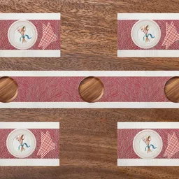 daidokoro Rectangular Pack of 5 Table Placemat image 3