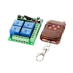 433MHz 24V 4 Channel, Relay Module Wireless, Remote Control Switch (without Battery) image 1