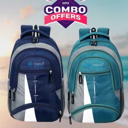 am creation Large 35 L Laptop Backpack Unisex WaterProof Laptop Backpack Bags combo Pack-picture-10