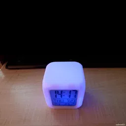 rsshipshop Digital White Clock image 2