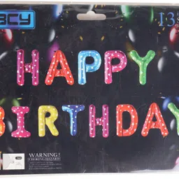 quickoo Happy Birthday Banner - Multicolor Banner-picture-14