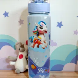 organzee Unicorn Water Bottle –Cute Leakproof with Flip Cap | BPA-Free Bottle for Kids 600 ml Water Bottle-picture-46