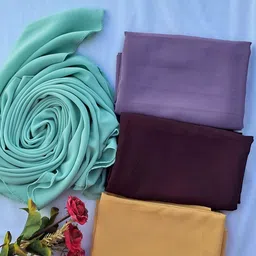 habibisfashion Solid Chiffon Women Multicolor Faux Turtleneck Neck Cover, Scarf, Bluetooth Scarf, Fancy Scarf, Stole-picture-20