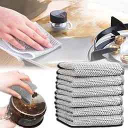 dr.gadget Wire Dishwashing cloth,Cleaning Scrubber Scrub Pad for Kitchen Washer Steel Rag Scrub Pad-picture-37