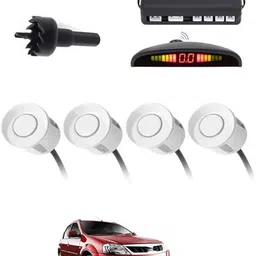 zplus 4White Parking Sensor With LED Display Increased Safety For Car-292 Safety of Passengers/Car One Alarm Kit-1673 Parking Sensor-picture-23