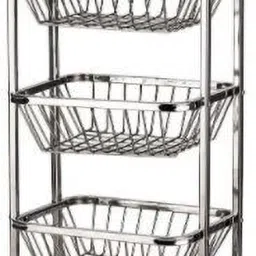 pihu Steel Kitchen Trolley image 3