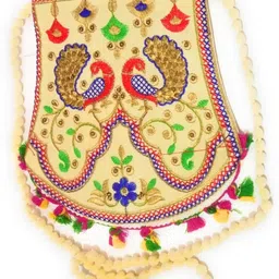 athizay Girls Multicolor, Black, Gold Potli image 2