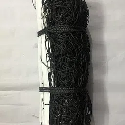 singhaltrade 3 Side Tape Volleyball Net (Nylon) Volleyball Net (Black, White) Volleyball Net-picture-17