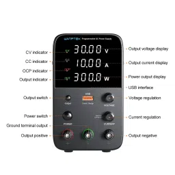 WANPTEK WPS605H DC Adjustable Power Supply - 60V/5A image 4