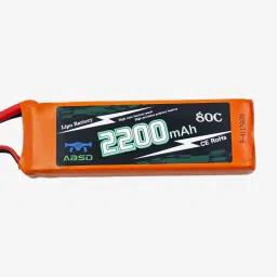 7.4V 2200mAh 2S 80C Lithium-Polymer Rechargeable Battery image 2