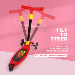 speedfox 3-Wheel Kids Scooter with Adjustable Handlebar PU wheel – Toddler Ride On Toy image 3