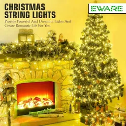 eware 2400 LEDs 10.01 m Yellow Steady Strip Rice Lights image 3