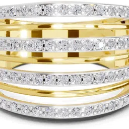 sparq Certified Lab Grown Diamond & Gold Plated 1338 Sterling Silver Gold Plated Ring-picture-19