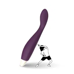 Peppy G-Digger Full Body Electric Massager | Flexible Neck | Ergonomic Handle | Waterproof & Rechargeable | 10 Speeds Modes | Body Safe Silicone | Vibrator for girls | 101 days Warranty (Purple)-image-14