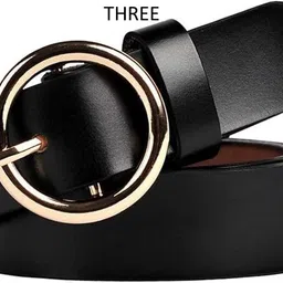 kalsi Women Casual, Evening, Formal, Party Black Artificial Leather Belt-picture-16