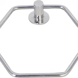 easyhome furnish Stainless steel heavy Towel ring Towel holder Towel rod for wash basin Towel hanger Cloth hanger Napkin ring Bathroom accessories Modern Bath Towel Stand Cloth stand for bathroom 7 inch 1 Bar Towel Rod-picture-25