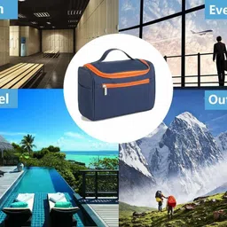 tgopit Women Blue Cosmetic Bag image 3