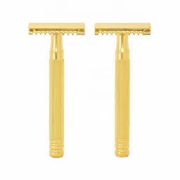 Gold-Plated Double Edge Safety Razor, Men-image-21