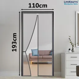 lifekrafts Auto-Closing Magnetic Door Polyester Washable Adults Mosquito Net-picture-20