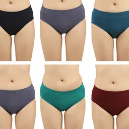 nimmi Pack of 10 Women Hipster Multicolor Panty-picture-26
