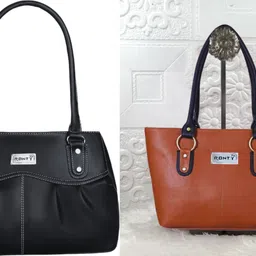ronty Women Tan, Black Shoulder Bag-picture-25