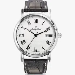 Swiss Made Quartz White Dial Analog Watch - For Men HB611251ABR-image-46