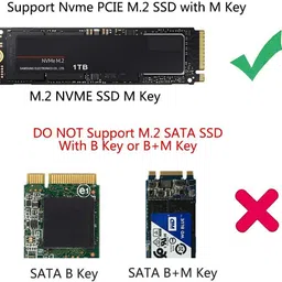 Etzin M.2 NVME SSD Enclosure M.2 NVME to USB3.1 Type-C GEN2 10Gbps Enclosure 3 inch M.2 NVME SSD Enclosure image 3