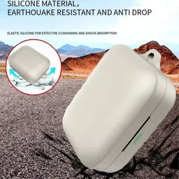 Geggal Silicone Press and Release Earbuds Case For Realme Buds Air 7 | Air 7 Pro Soft Silicone Case Cover-picture-10