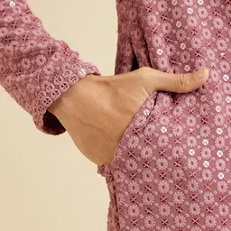 almora Kurta set for men Self Design Kurta, Salwar & Dupatta Set image 5