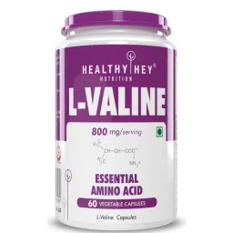HealthyHey Nutrition L-Valine 800mg - 60 Vegetable Capsules-image-63