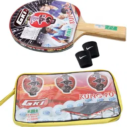 gki KUNG FU With Wrist Band Multicolor Table Tennis Racquet-picture-20