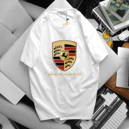 magneto Men Striped Round Neck Pure Cotton White T-Shirt-picture-33